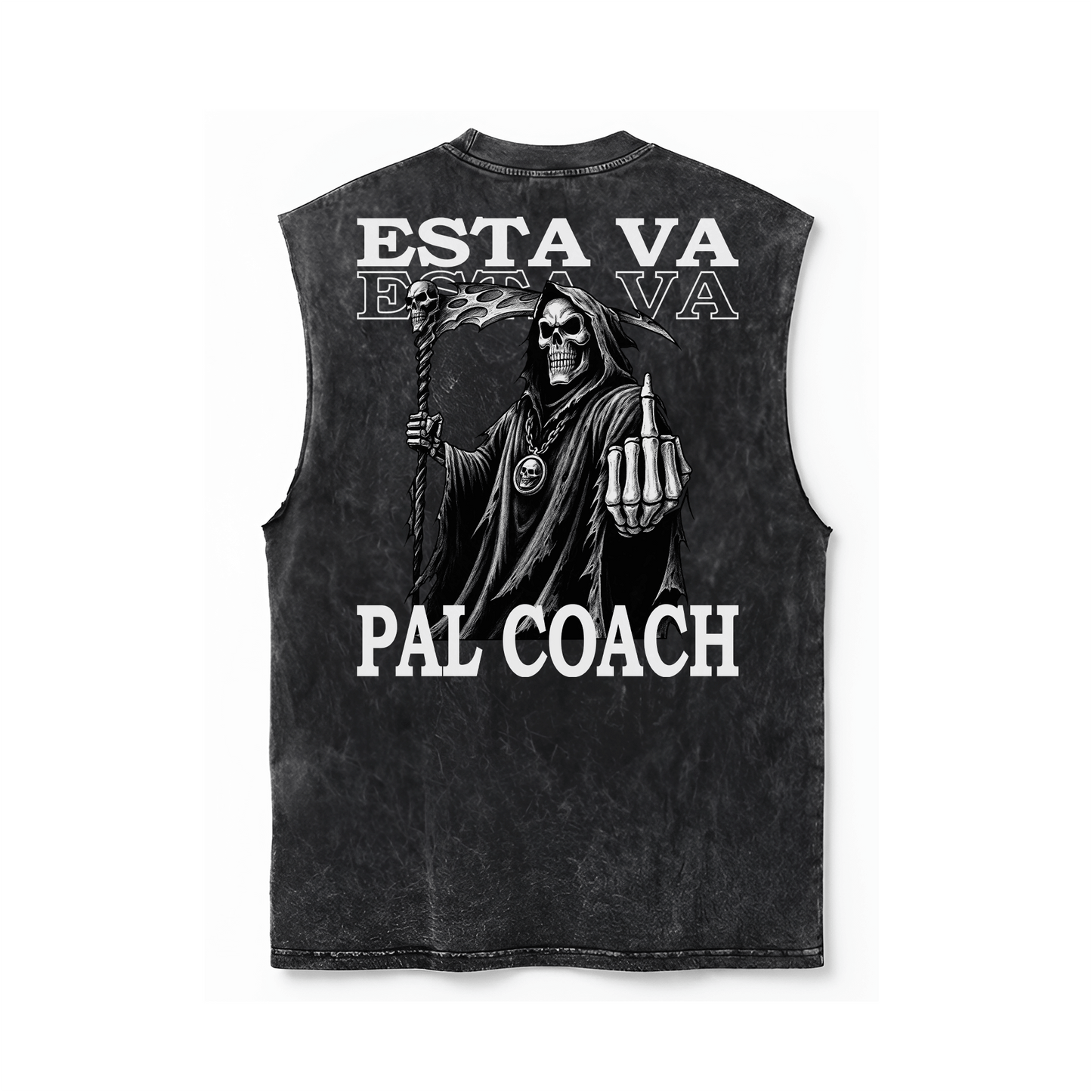TANK-TOP ACID WASH | ESTA VA PAL COACH