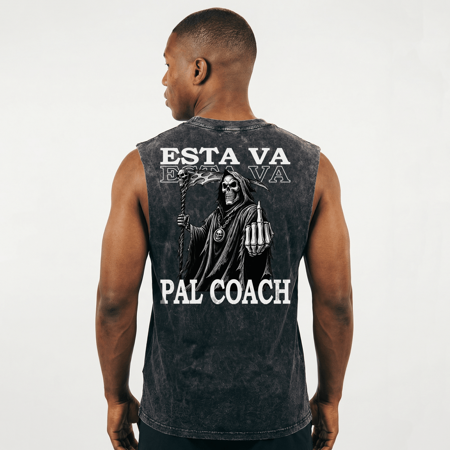 TANK-TOP ACID WASH | ESTA VA PAL COACH